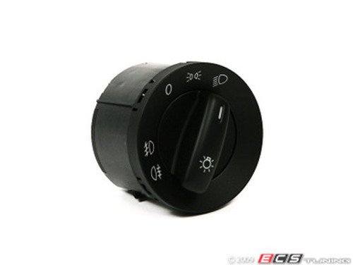 Standard European Headlight Switch - Black