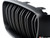 Dual Slats Blackout Grille Set - Matte Black | ES3426674