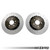 034MOTORSPORT 2-PIECE FLOATING REAR BRAKE ROTOR UPGRADE KIT FOR F8X M2/M3/M4