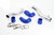 Volvo 740 / 940 Turbo Top Connection pipe kit ,blue hoses ,standard throttle body