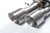Milltek Resonated Cat Back Exhaust With Titanium Tips  - Audi S8 4.0 TFSI Quattro Tiptronic