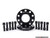 BMW 15mm Front Wheel Spacers & ECS Conical Seat Bolt Kit