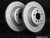 Rear Slotted Brake Rotors - Pair (336x22)