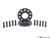 Wheel Spacer & Bolt Kit - 10mm With Black Ball Seat Bolts