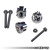 Billet Aluminum Front Differential Insert Kit, Gen 1 & Gen 1.5 Audi R8 (4.2 V8 & 5.2 V10)