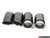 Set(4) - Turner 4" Double Wall Exhaust Tip W/ Polished Black Chrome Finish Set(4) - Turner 4" Double Wall Exhaust Tip W/ Polished Black Chrome Finish