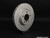 Brake Rotor - Cross Drilled & Slotted Geomet Coated - Left