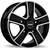 Transport 16x6.5 5x160mm +60 65.1mm | Gloss Black with Machined Face Finish