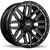 Menace 17x8.0 6x139.7mm +15 106.1mm | Satin Black w/Milled Trim Finish