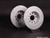 Rear Cross Drilled & Slotted Brake Rotors - Pair (282x12)