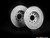Rear Cross Drilled & Slotted Brake Rotors - Pair (282x12)