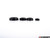Audi B9 Billet Aluminum Control Ring Kit - NOTCHED - Black Anodized Small MMI
