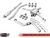 AWE Touring Edition Exhaust for FK8 Civic Type R (includes Front Pipe) - Triple Chrome Silver Tips