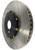 StopTech AeroRotor 2 Piece Black Hat No Rotor Coating Slotted; Front Left