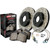 StopTech Sport Axle Pack Drilled and Slotted; Rear Brake Kit | 978.35012R