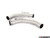 MK6 GTI Muffler Delete Kit - With 4.0" Black Chrome Tips
