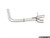 MK7 Jetta Quad Exit Axle-Back Exhaust System - With ABS Rear Diffuser & 3.5" Chrome Tips