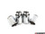 MK7 Jetta Quad Exit Axle-Back Exhaust System - With ABS Rear Diffuser & 3.5" Chrome Tips