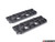 993 Billet Aluminum Upper Valve Cover Pair - Black / Brushed