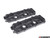 993 Billet Aluminum Lower Valve Cover Pair - Black / Brushed