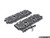 993 Billet Aluminum Lower Valve Cover Pair - Black / Brushed
