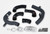 AUDI / VW - 1.8 / 2.0 TSI (MQB) do88 IC Pressure pipes (Black) with Black hoses