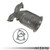 Stainless Steel Racing Catalyst, B9 Audi S4/S5