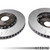 2-Piece Floating Front Brake Rotor Upgrade Kit for Audi B9/B9.5 S4/S5
