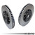 2-Piece Floating Front Brake Rotor Upgrade Kit for Audi B9/B9.5 S4/S5