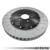 2-Piece Floating Rear Brake Rotor Upgrade Kit, Gen 1 & Gen 1.5 R8