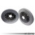 2-Piece Floating Rear Brake Rotor Upgrade Kit, Gen 1 & Gen 1.5 R8