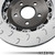 2-Piece Floating Rear Brake Rotor Upgrade Kit for Audi B8/B8.5 S4/S5