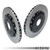 2-Piece Floating Rear Brake Rotor Upgrade Kit for Audi B9/B9.5 S4/S5