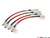 Front & Rear Exact-Fit Stainless Steel Brake Lines - Kit | ES1313