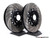 Stage 3 Big Brake Kit - Cross-Drilled & Slotted Rotors (332x32mm) | ES514244