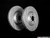 Front Cross Drilled & Slotted Brake Rotors - Pair (345x30) | ES2189763