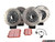 Front & Rear Performance Brake Service Kit - 2-Piece | ES4159087