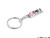 ECS Logo Keychain - Red/Black