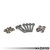 034Motorsport Stainless Steel Subframe Locking Collar Upgrade Kit, 8J Audi TT/TTS/TTRS