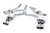Milltek Downpipe Back Resonated - Quad Titanium 100mm GT Tips - S6 / S7 4.0T