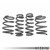Dynamic+ Lowering Springs, 8V Audi A3/S3 Quattro Performance Spring Set
