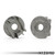 034Motorsport Billet Aluminum Rear Differential Carrier Mount Insert Kit, B8 Audi A4/S4/RS4, A5/S5/RS5, Q5/SQ5 & C7 Audi A6/S6/RS6, A7/S7/RS7