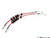 Front Exact-Fit Stainless Steel Brake Lines | ES3450066