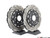 Rear 2-Piece Wave Brake Rotors - Pair (330x22)