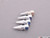 Engine Cover Hardware Upgrade Set - Spiked Polished Nuts - Set of 4