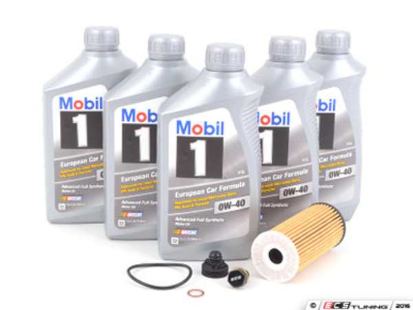 MINI Mobil 1 0w-40 Oil Service Kit Gen 3 1.5L - With ECS Magnetic Drain Plug