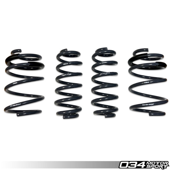 034Motorsport DYNAMIC+ LOWERING SPRINGS FOR 8V AUDI A3/S3 (NON-MAGRIDE)