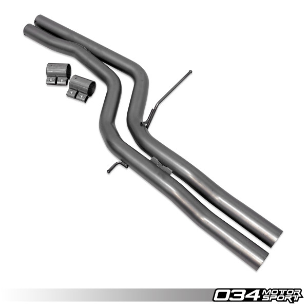 034Motorsport RES-X RESONATOR DELETE AND X-PIPE, C7/C7.5 AUDI S6 4.0TT