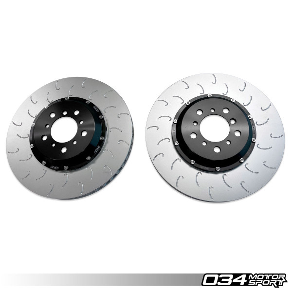 034MOTORSPORT 2-PIECE 380MM FLOATING FRONT BRAKE ROTOR UPGRADE FOR BMW F8X M2/M3/M4