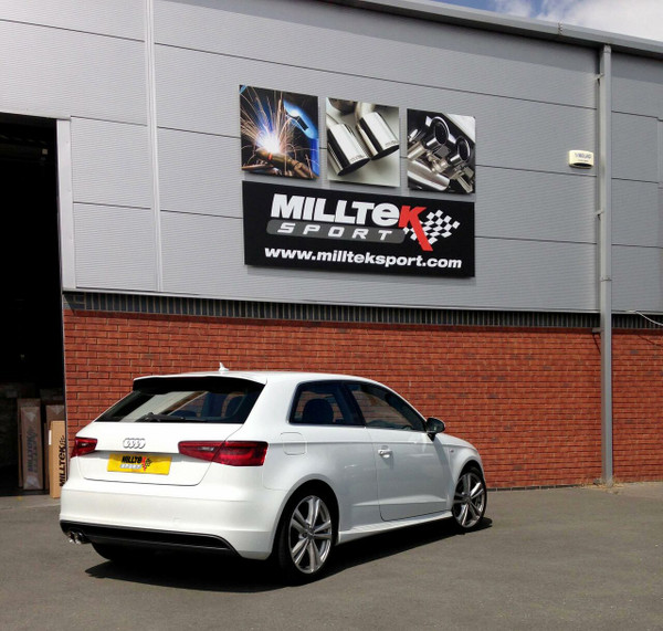 Milltek Cat Back Resonated - A3 2.0 TDI 150 MQB 2013-